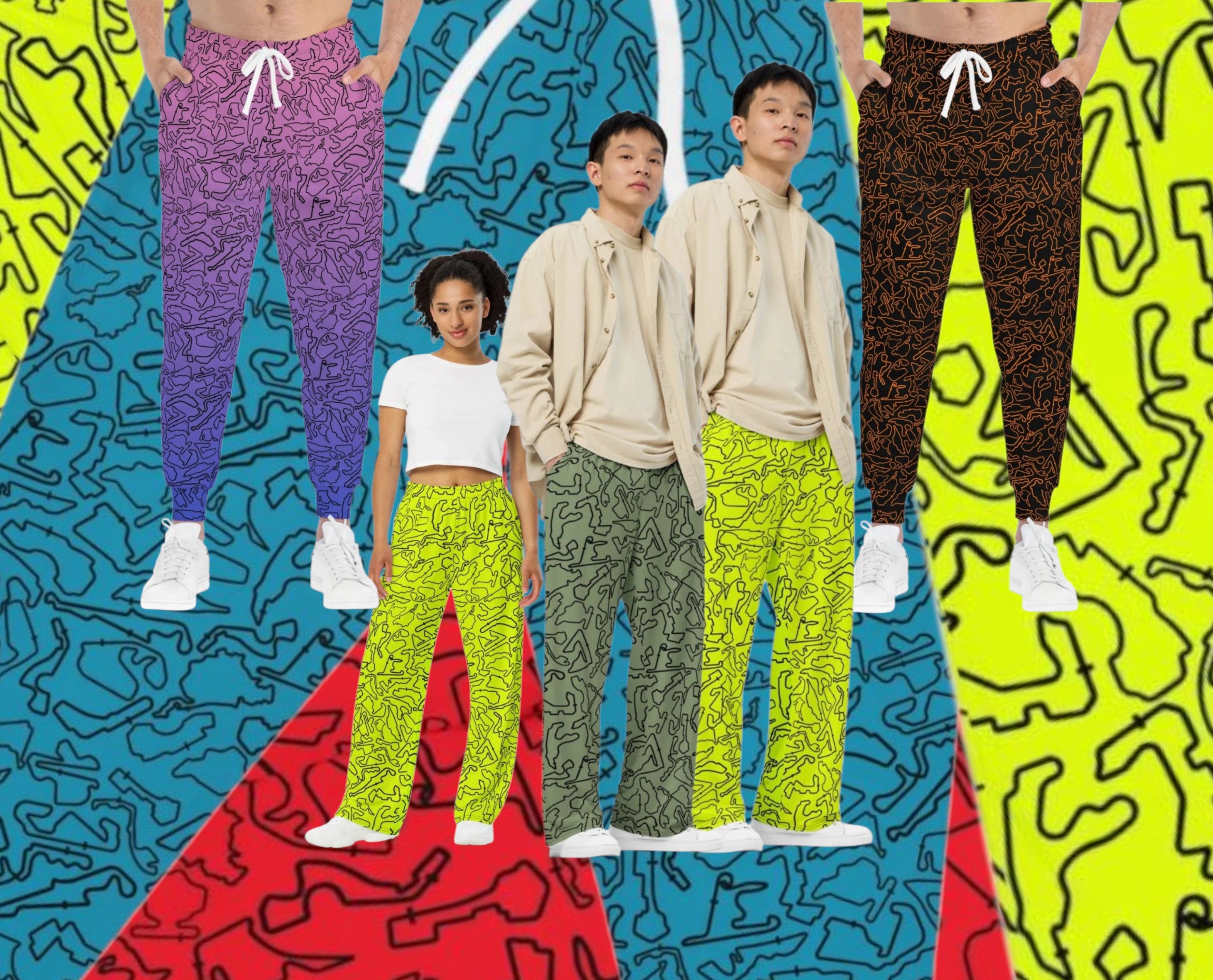 Track pants, lounge ware Bottoms