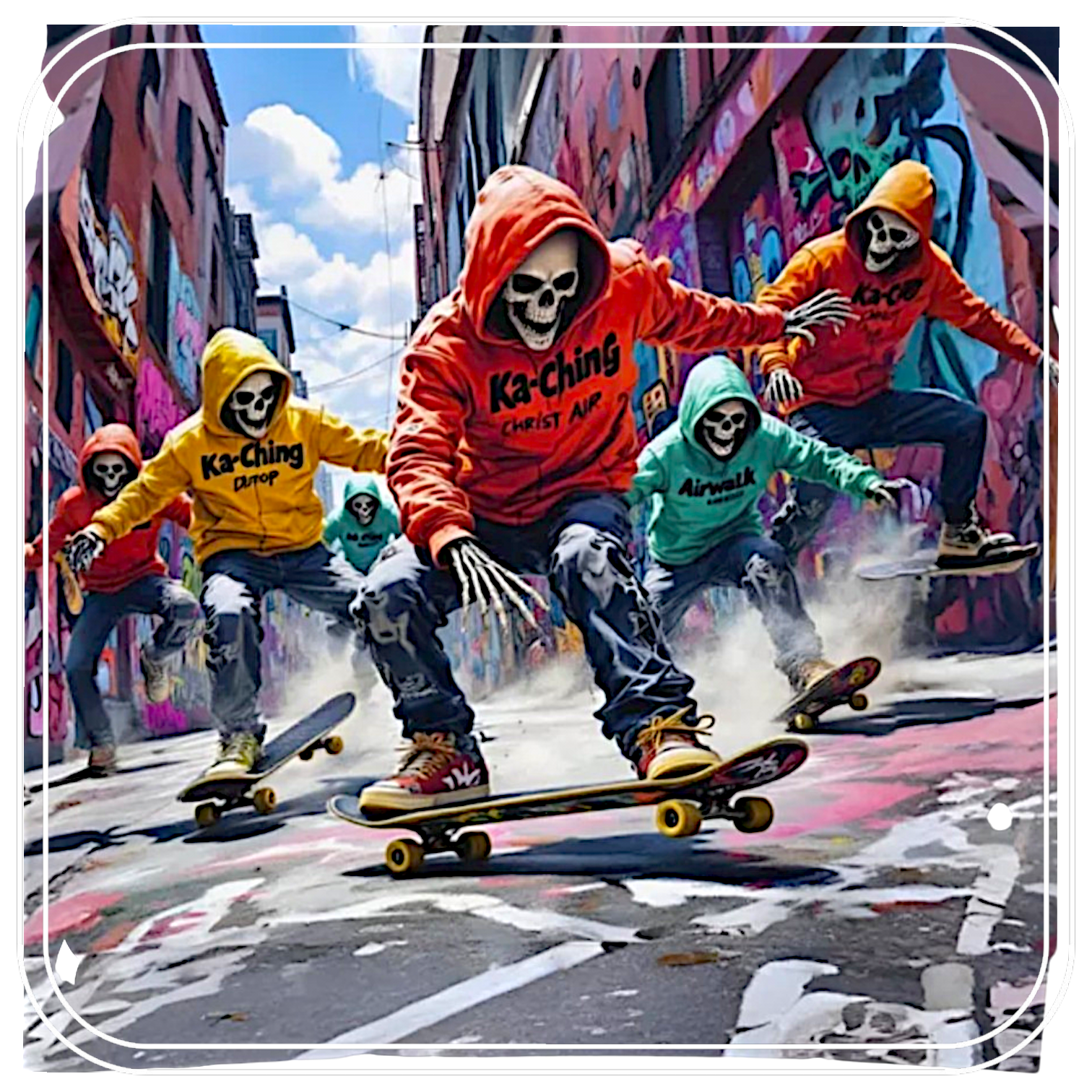 Ka-Ching Skateboarding Tanks,Tees/Tops