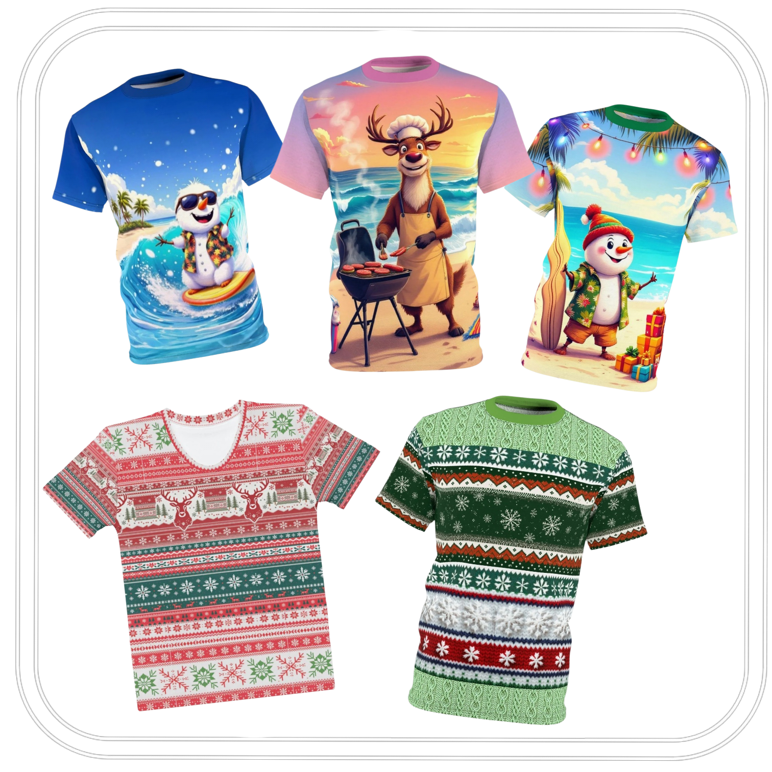 Christmas in the Sun Tee's Hoodies