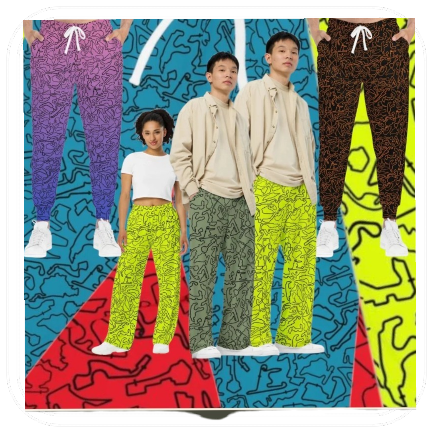 Track pants, lounge ware Bottoms