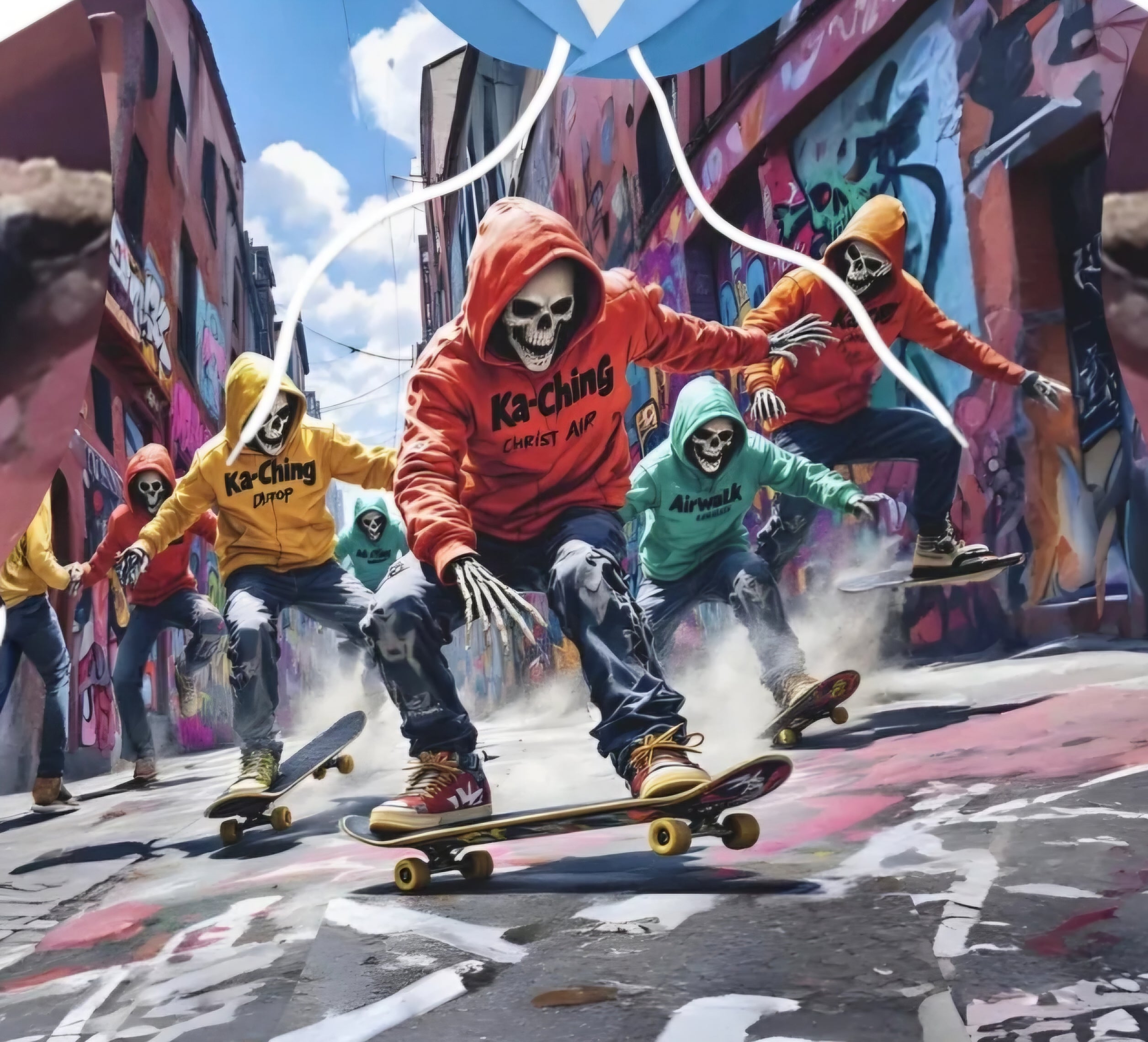 Ka-Ching Skateboarding Tanks,Tees/Tops