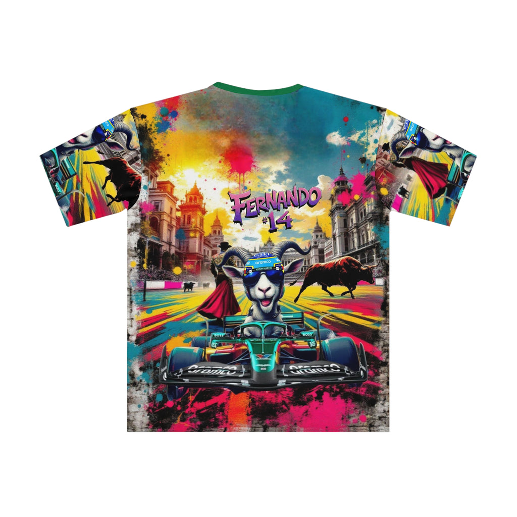 FA #14 T-Shirt - Colorful Racing Design - Perfect for Motorsport Fans
