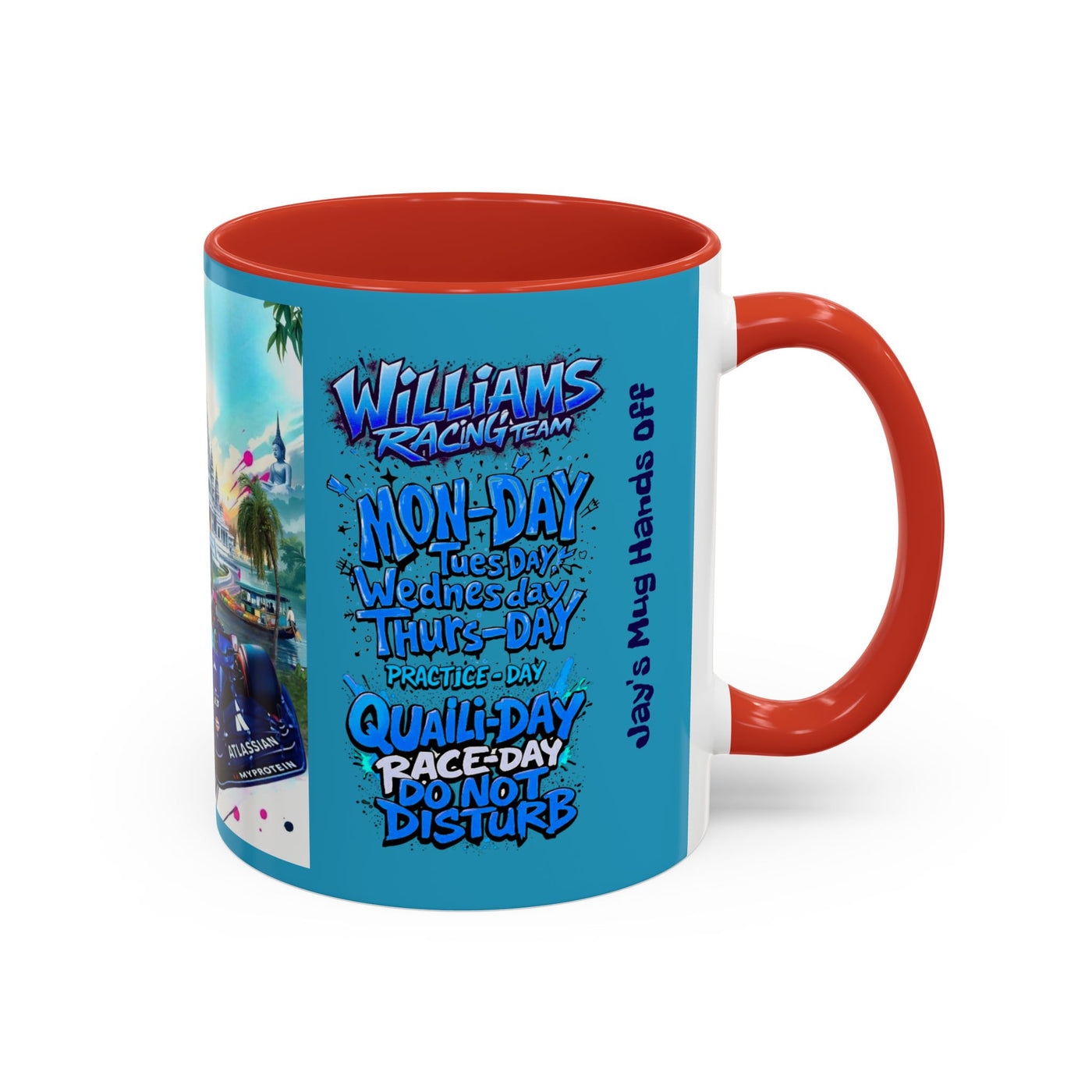 Team Coffee Mug – Perfect for Motor Sports Fans!