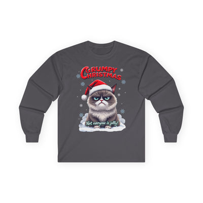 Grumpy Cat's Christmas Unisex Long Sleeve Tee.
