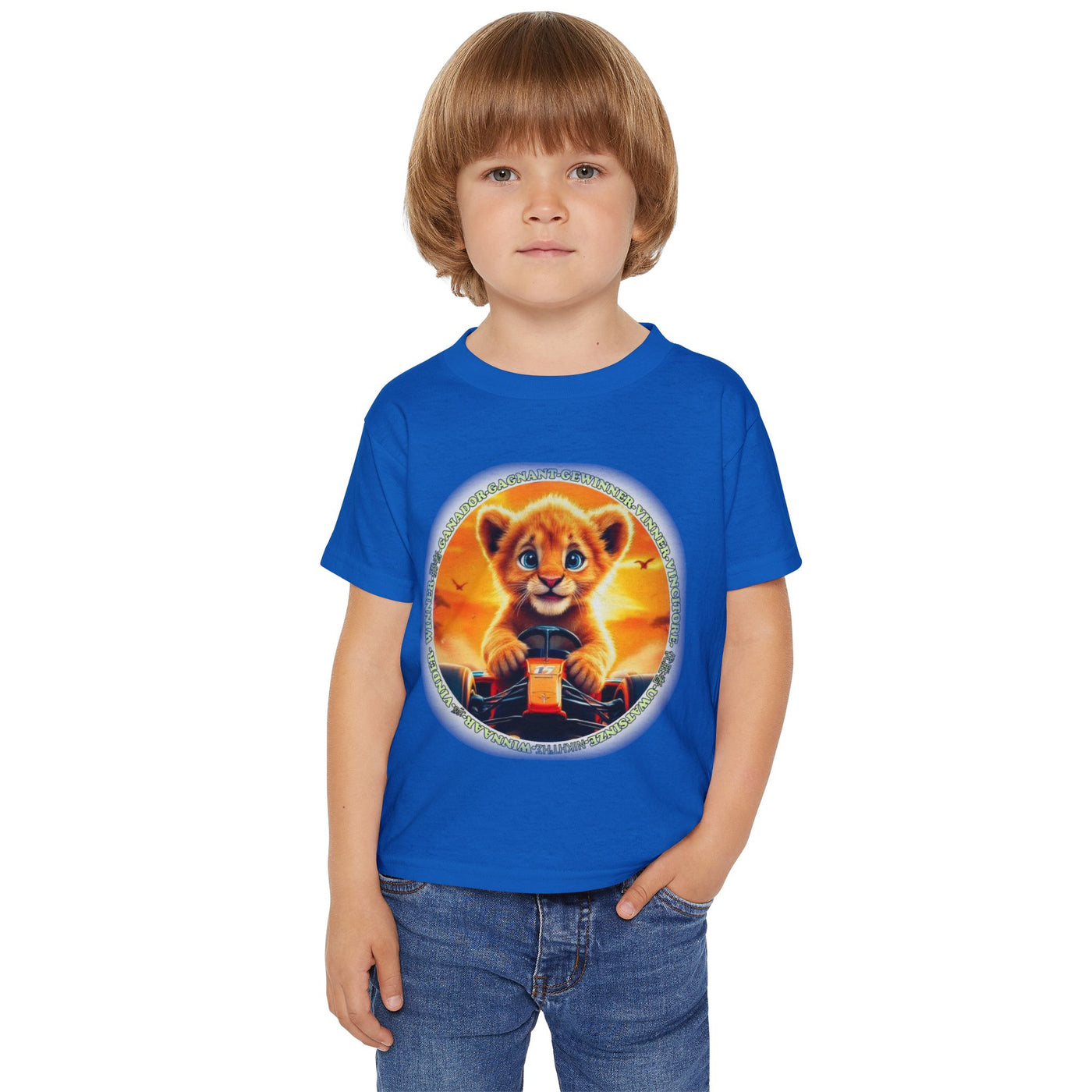 Toddler Lion Graphic T-Shirt - Cute Kids Apparel for Animal Lovers