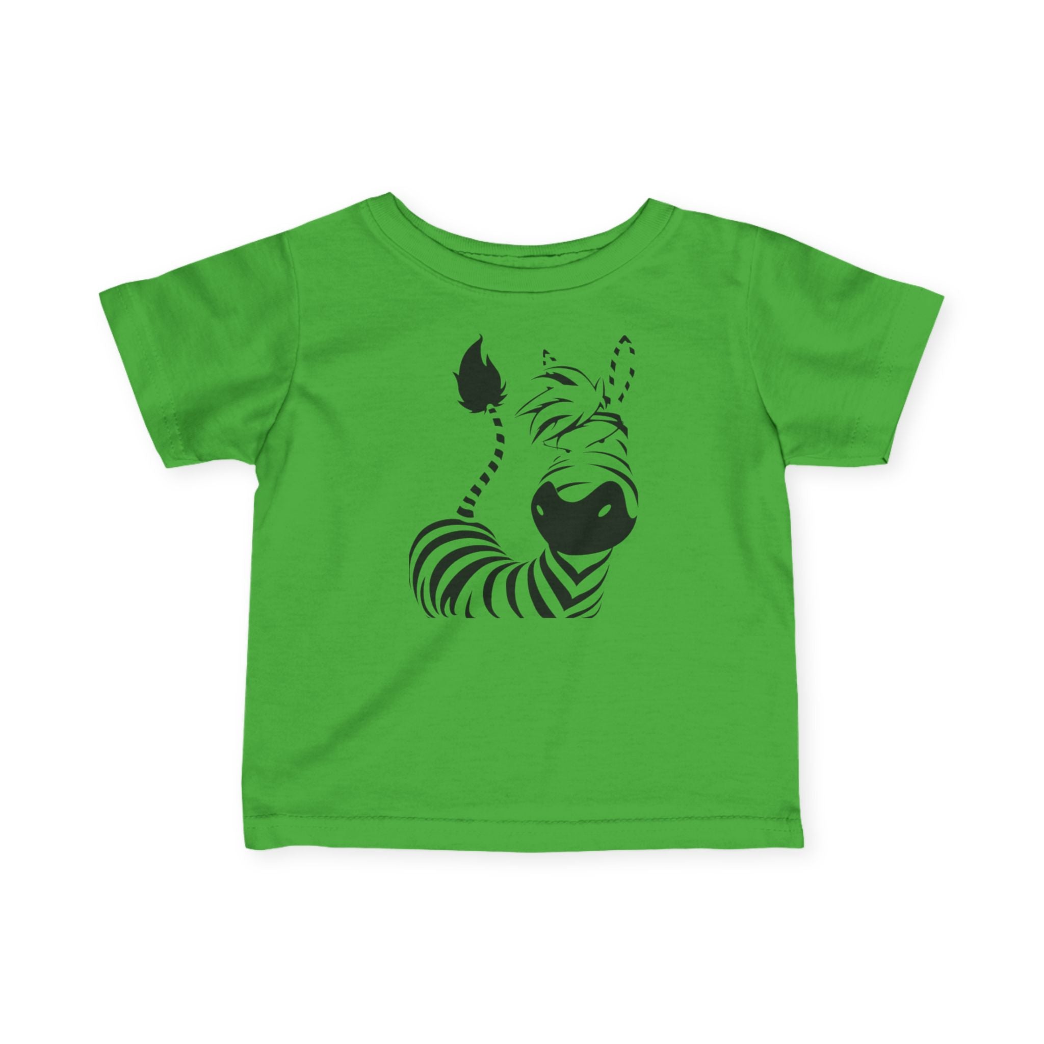 Cute Zebra Infant Tee, Baby Animal Shirt