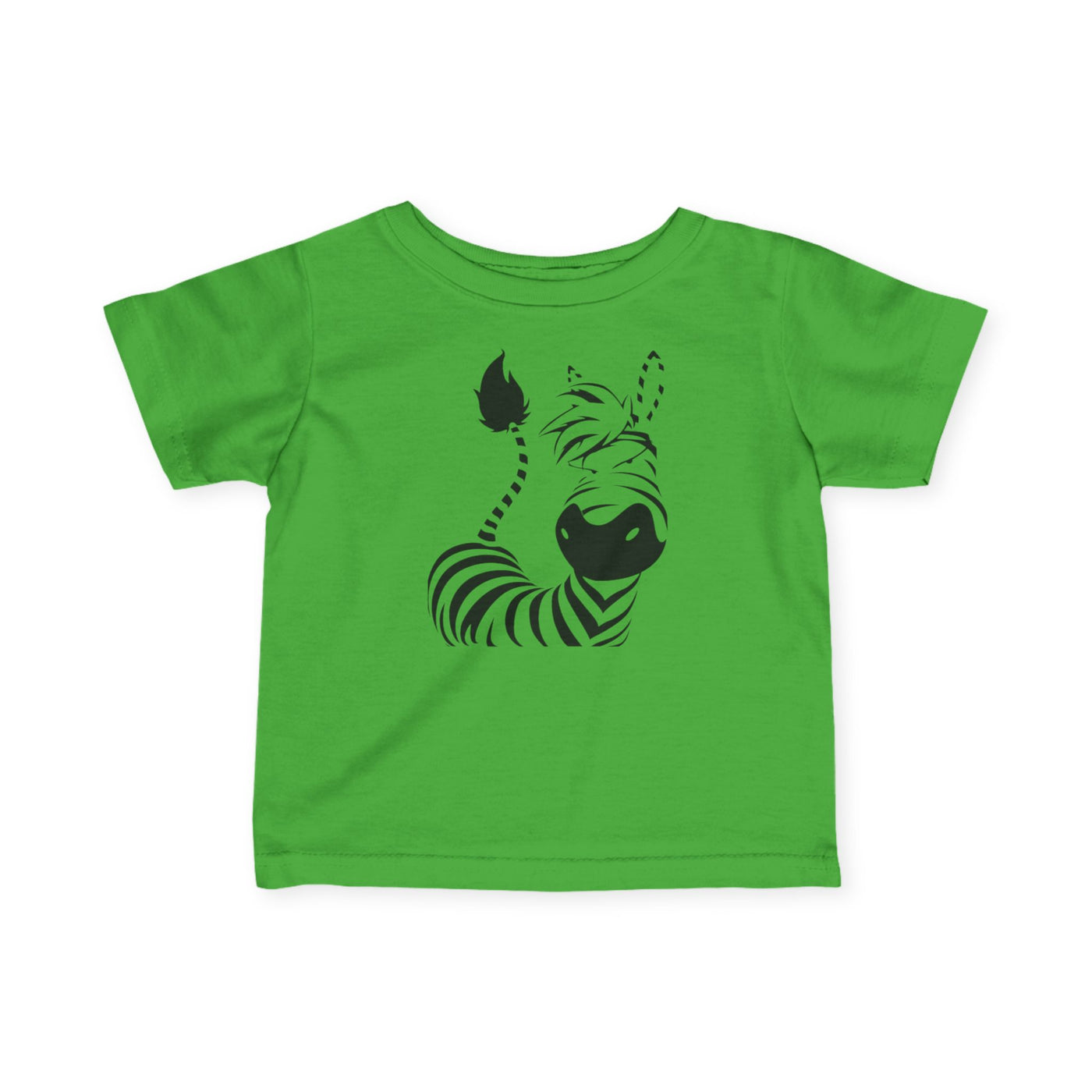 Cute Zebra Infant Tee, Baby Animal Shirt