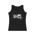 Ka-Ching Graffiti Inspired Women's Tank Top -Black