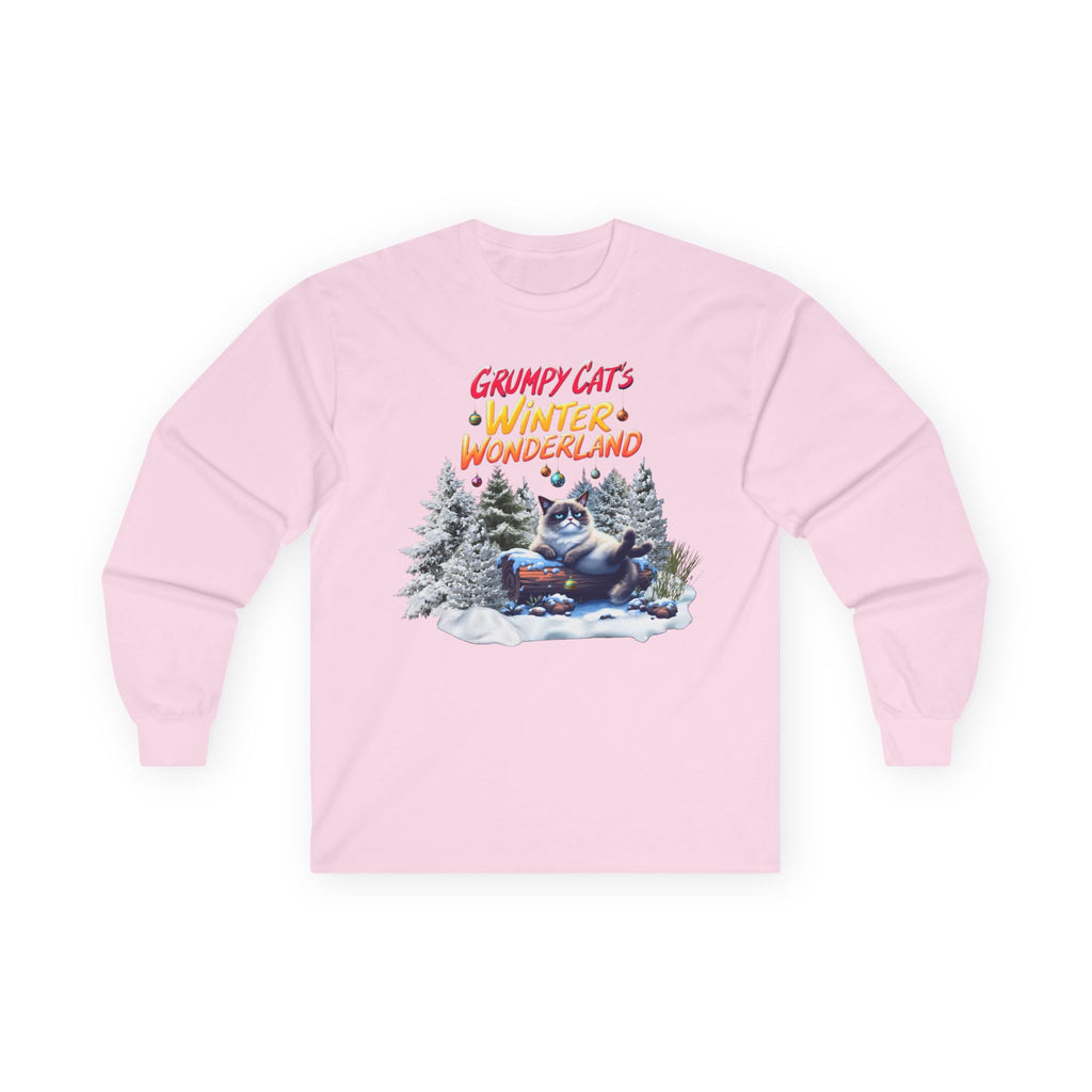 Grumpy Cat's Winter Wonderland Unisex Sleeve Tee. 1 '