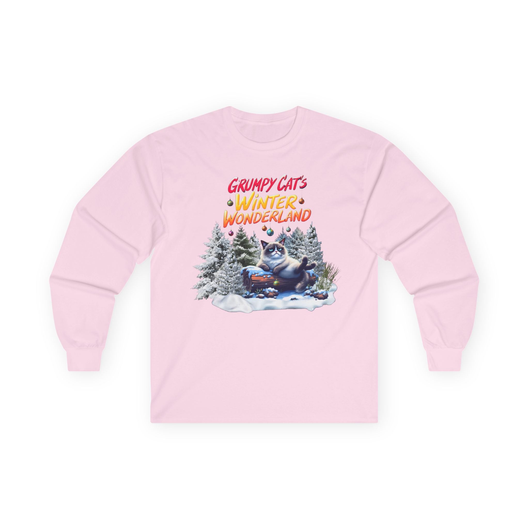 Grumpy Cat's Winter Wonderland Unisex Sleeve Tee. 1 '
