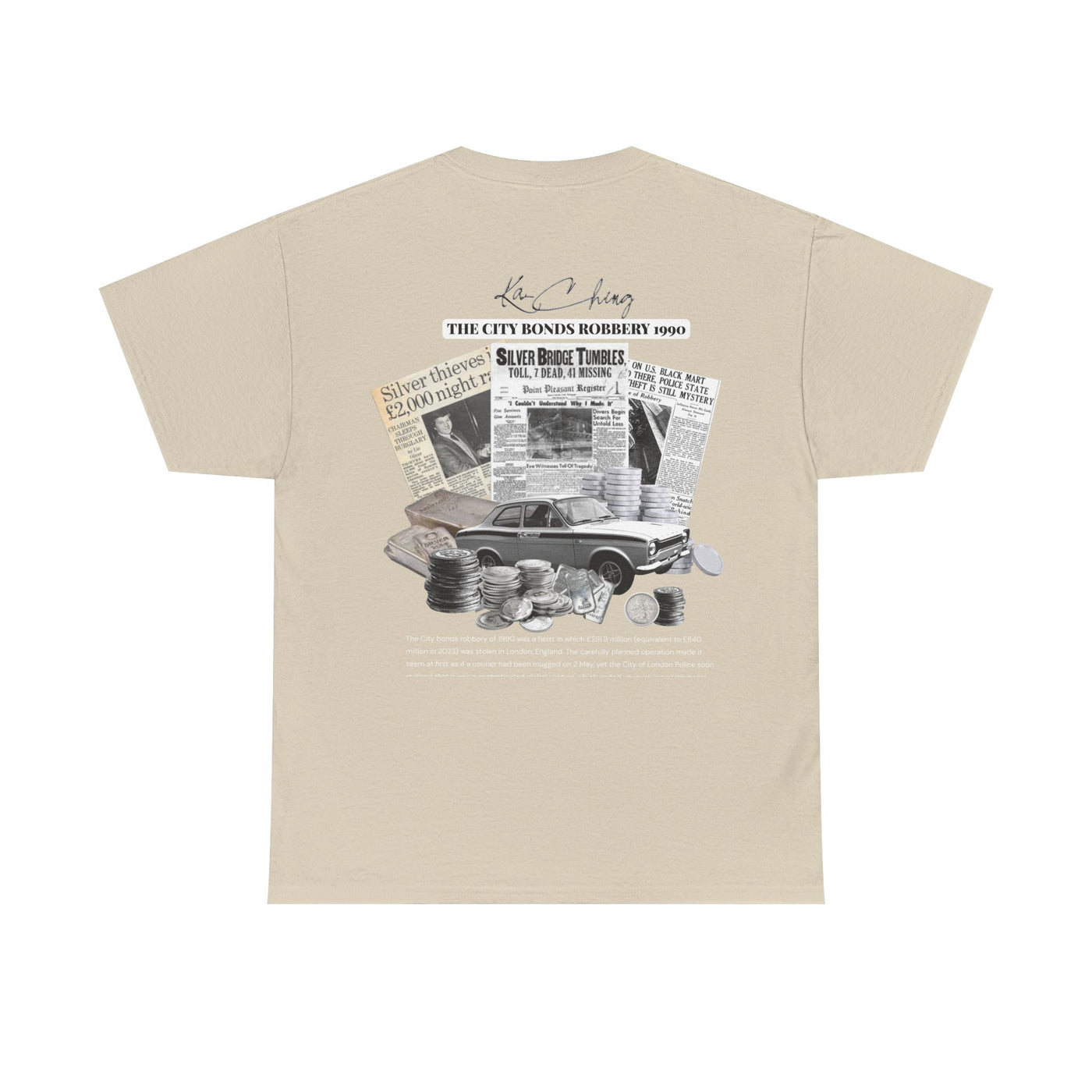 Silver Edition Tee with Retro Design