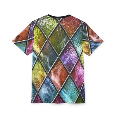 Lead Diamond Glassƙt stainglass Unisex Tee