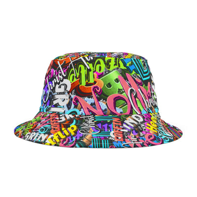 Colour Skateboarding tricks Bucket Hat