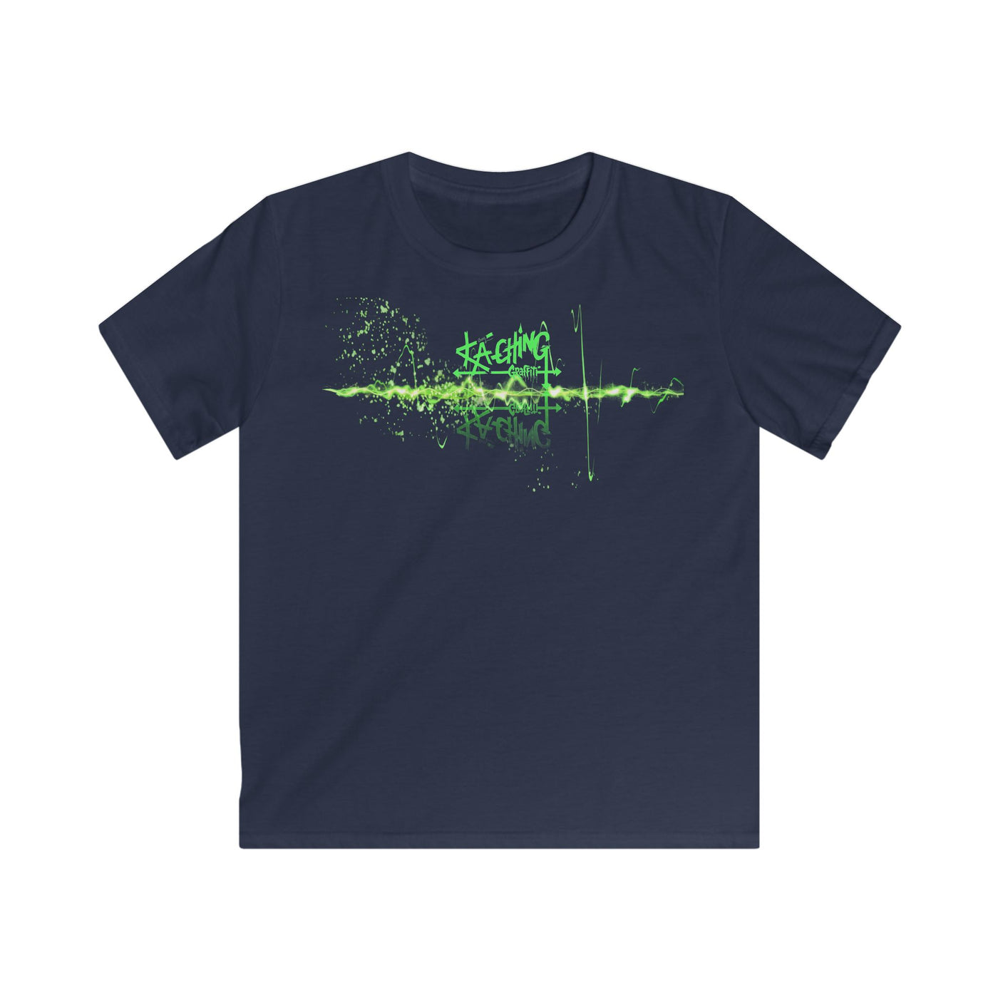 Ka-Ching Kids Neon green Tee -