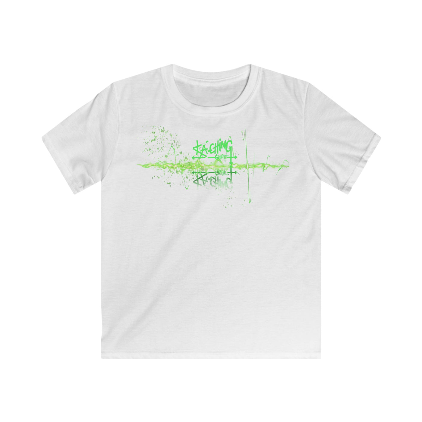 Ka-Ching Kids Neon green Tee -