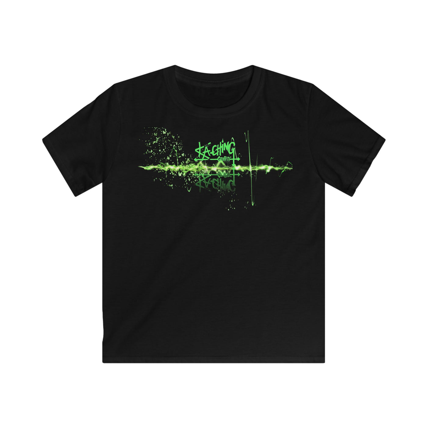 Ka-Ching Kids Neon green Tee -
