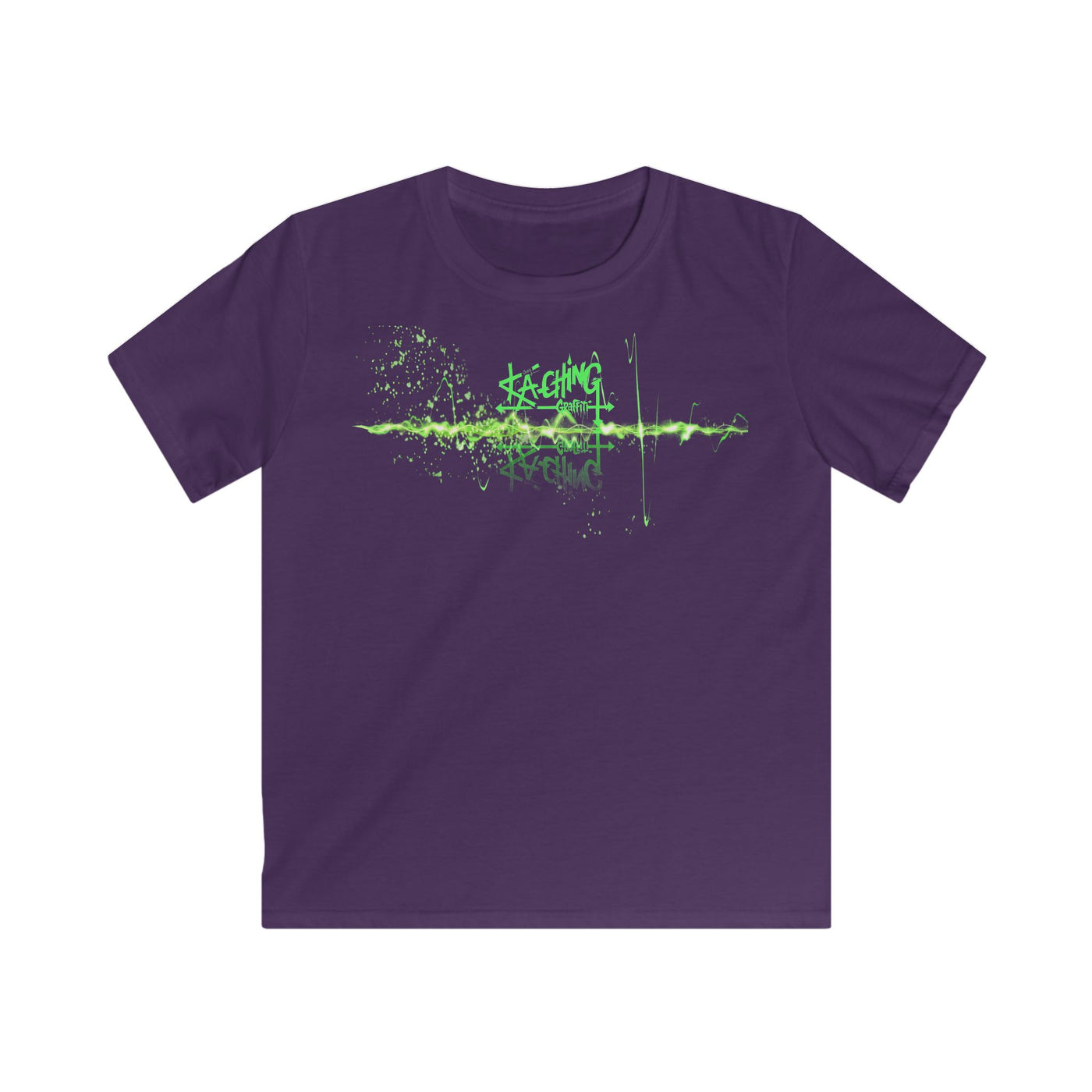 Ka-Ching Kids Neon green Tee -