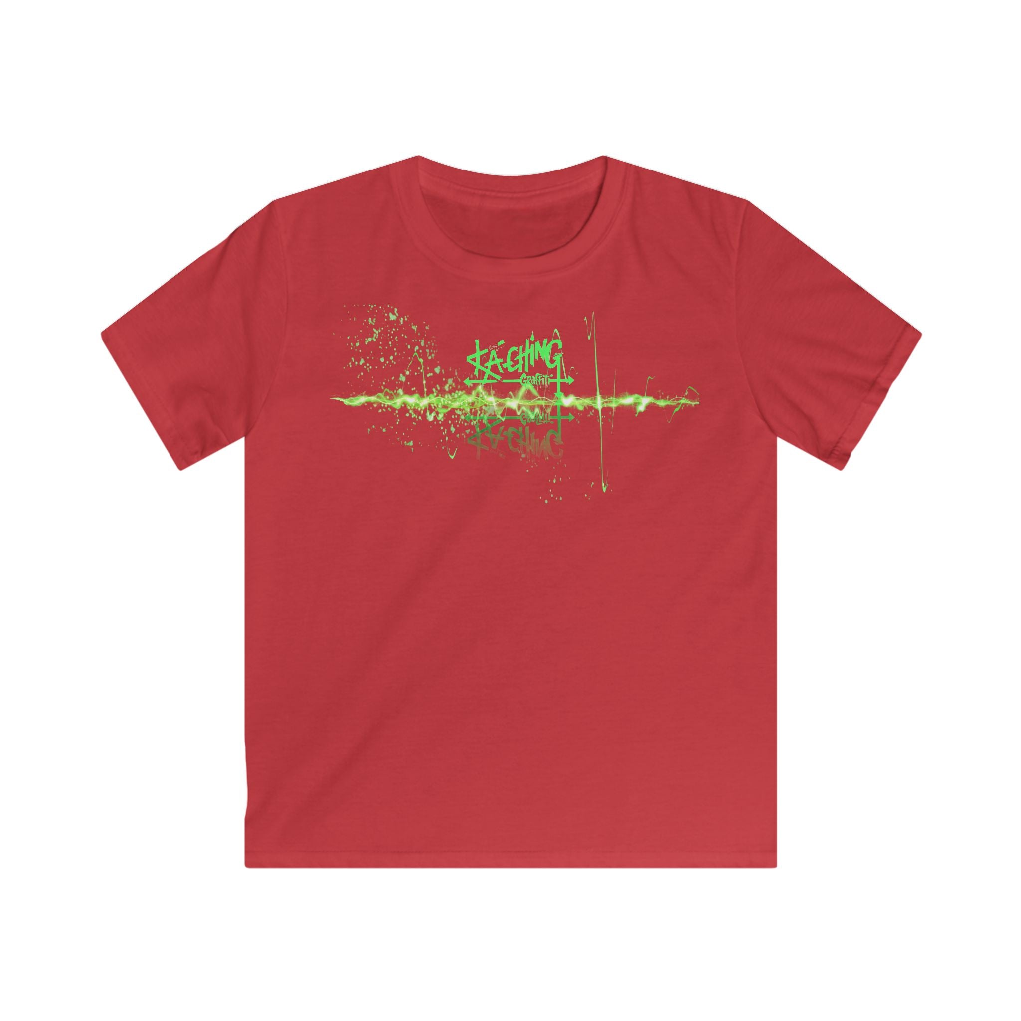Ka-Ching Kids Neon green Tee -