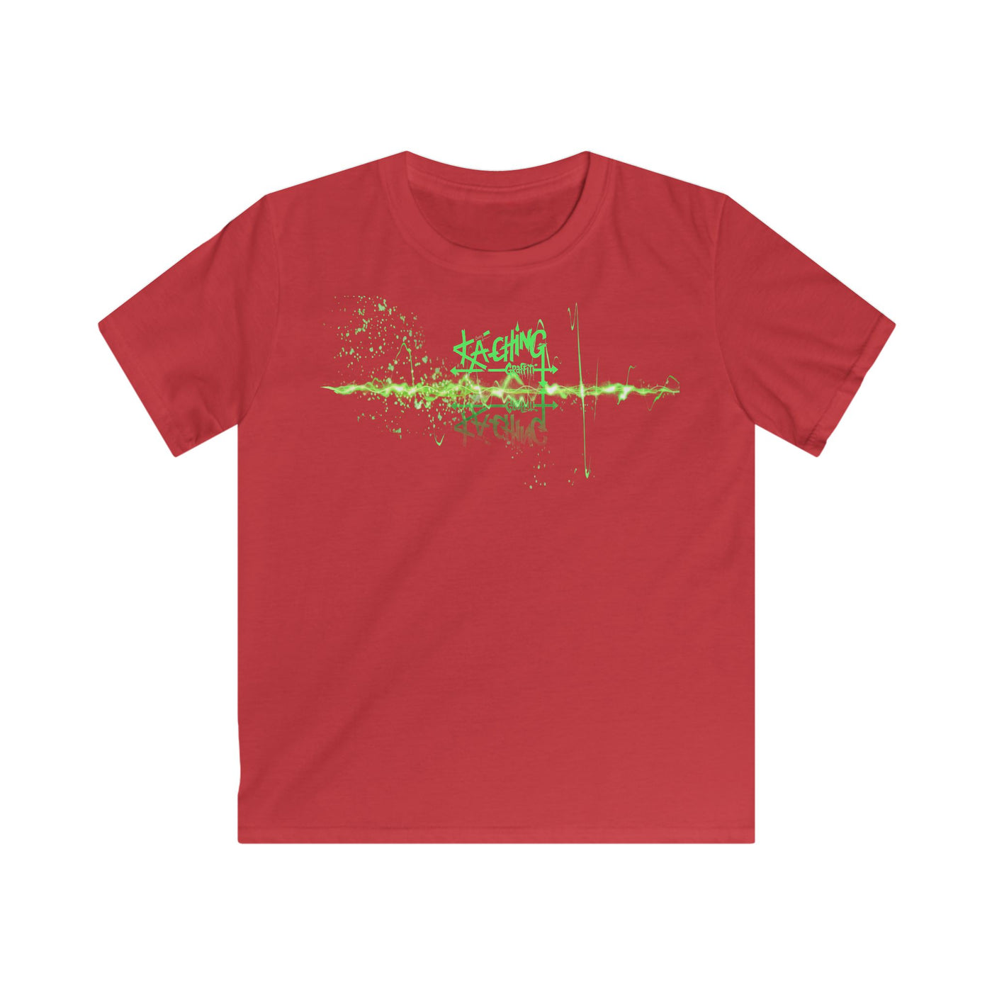 Ka-Ching Kids Neon green Tee -