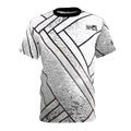 Metallic Glass stainglass Unisex Tee silver