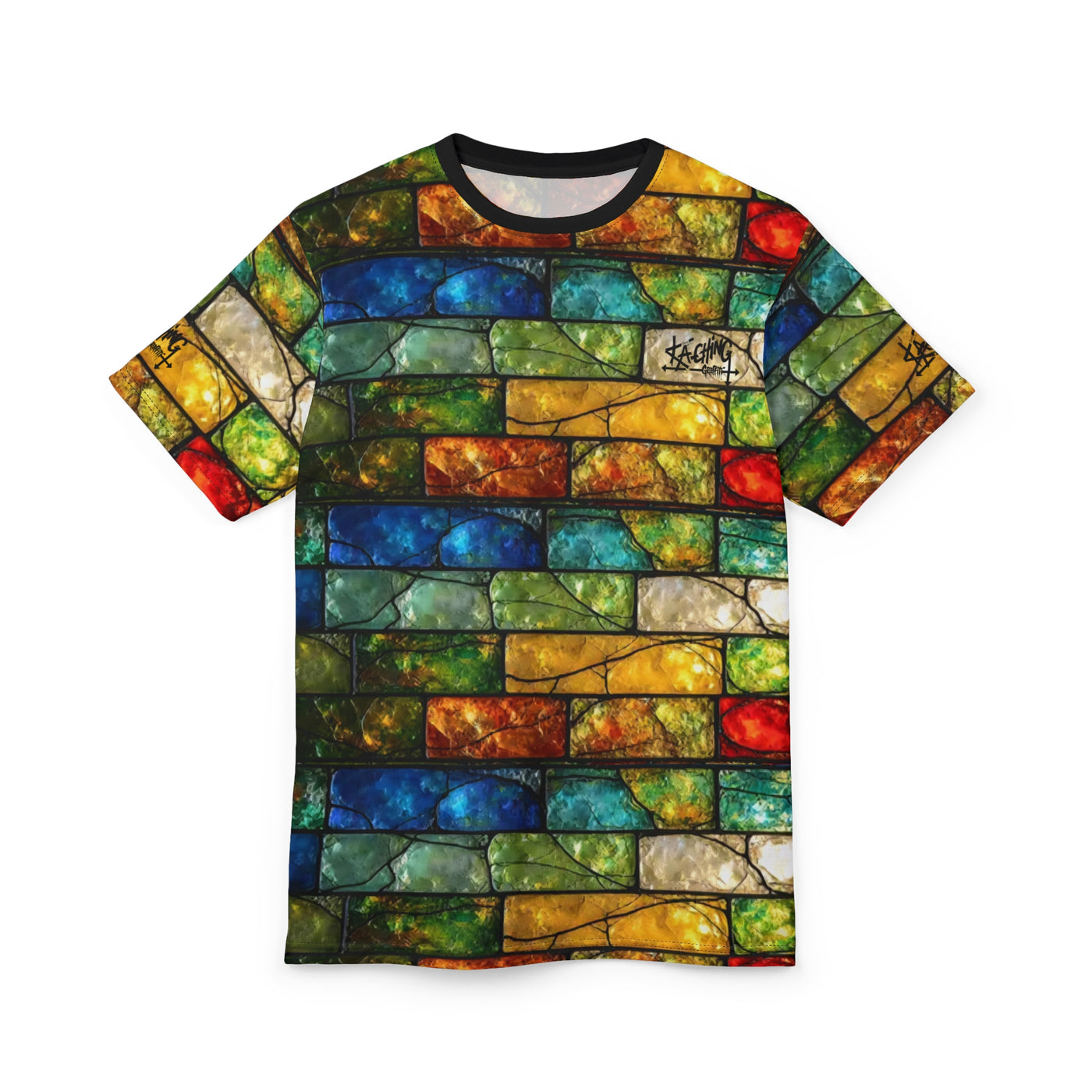 Glass Brick stainglass Unisex Tee
