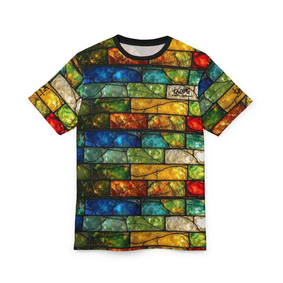 Glass Brick stainglass Unisex Tee