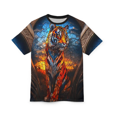Ka-Ching Tiger Stainglass inspired Unisex Tee