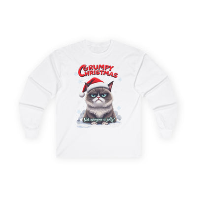 Grumpy Cat's Christmas Unisex Long Sleeve Tee.