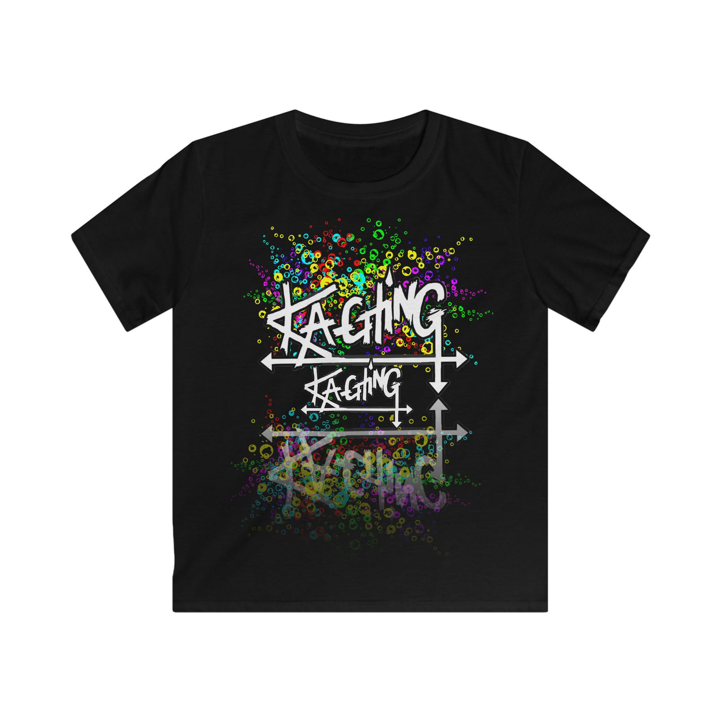 Ka-Ching Kids Neon bubble reflections - Tee