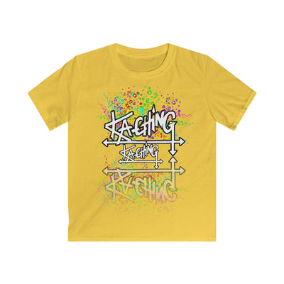 Ka-Ching Kids Neon bubble reflections - Tee