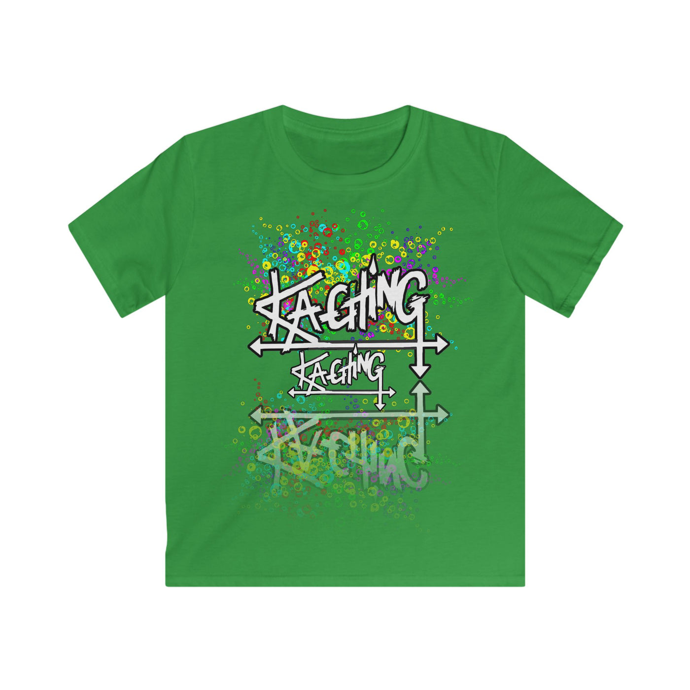 Ka-Ching Kids Neon bubble reflections - Tee