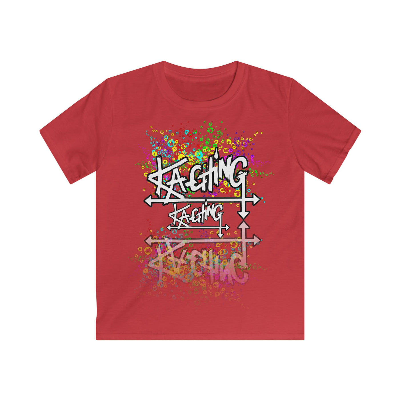 Ka-Ching Kids Neon bubble reflections - Tee