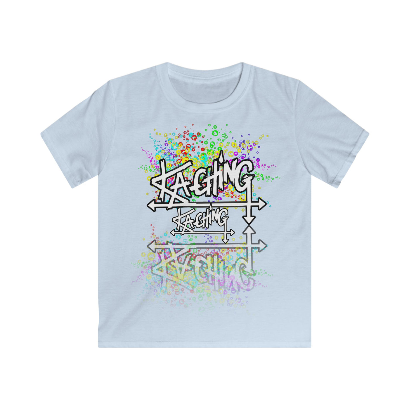 Ka-Ching Kids Neon bubble reflections - Tee
