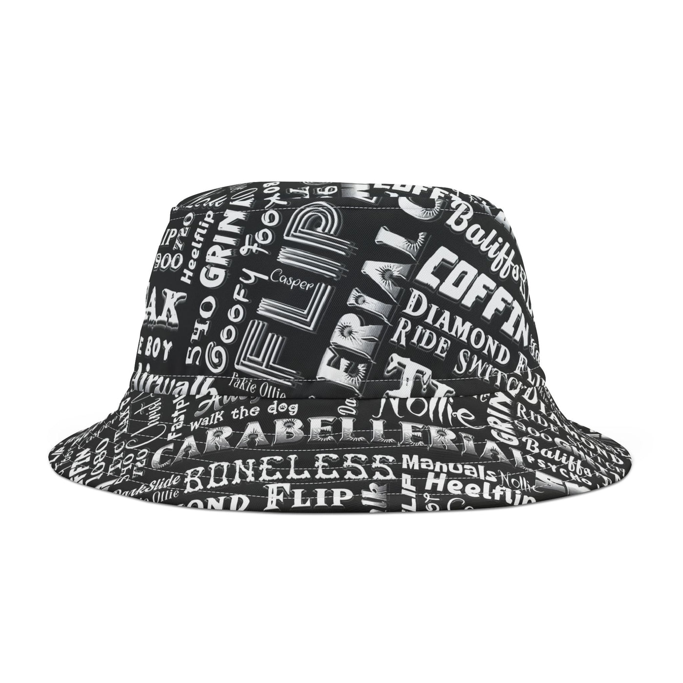 Skateboarding tricks Bucket Hat