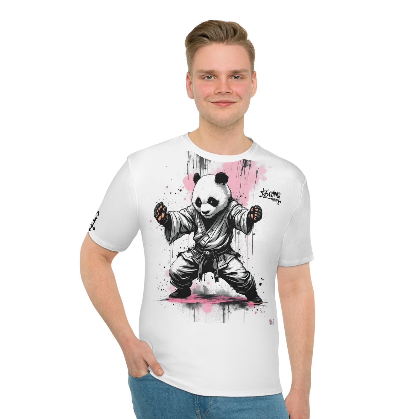 Ka-Ching PandaT-Shirt pink