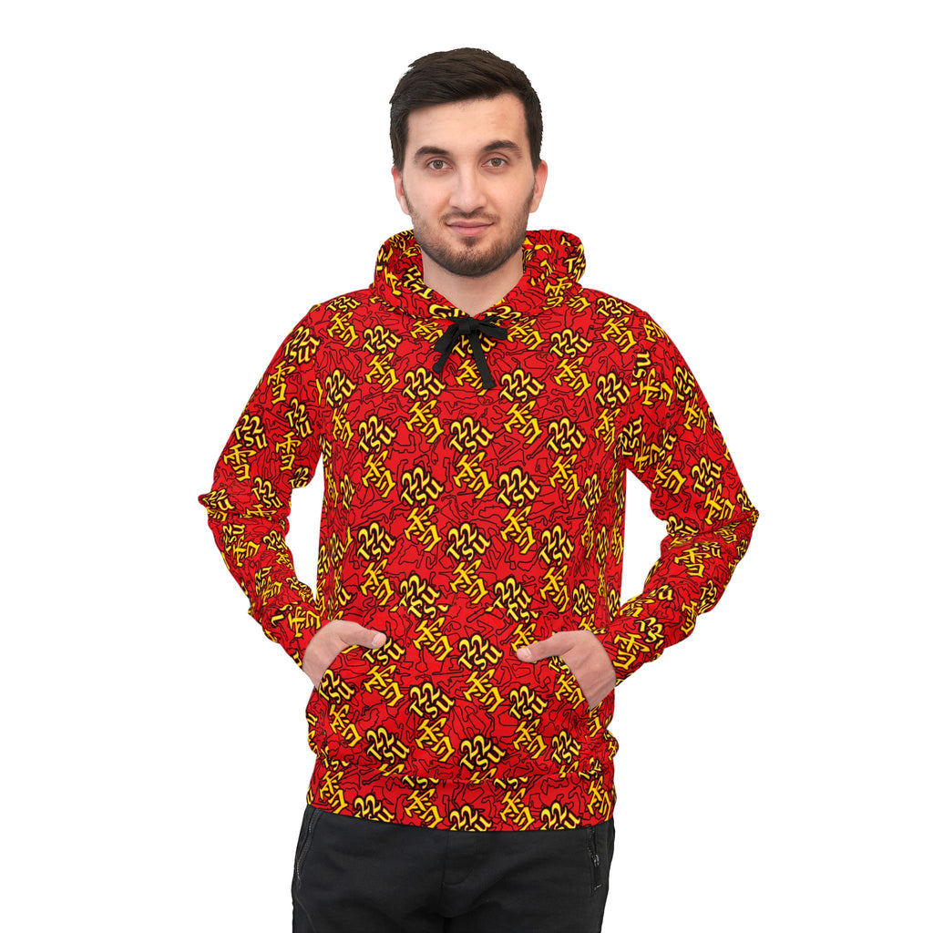 TSU Trackl repeat Red B Hoodie