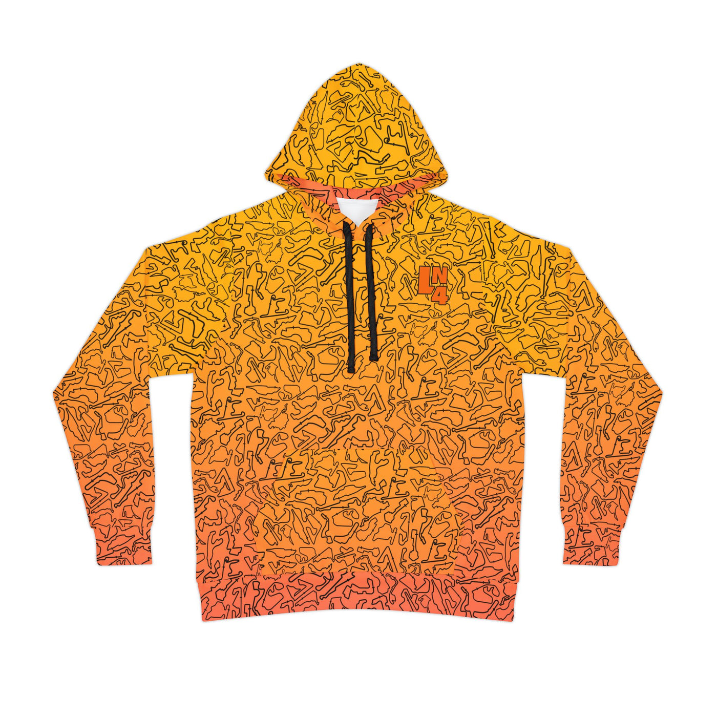 LN4 Orange Hoodie