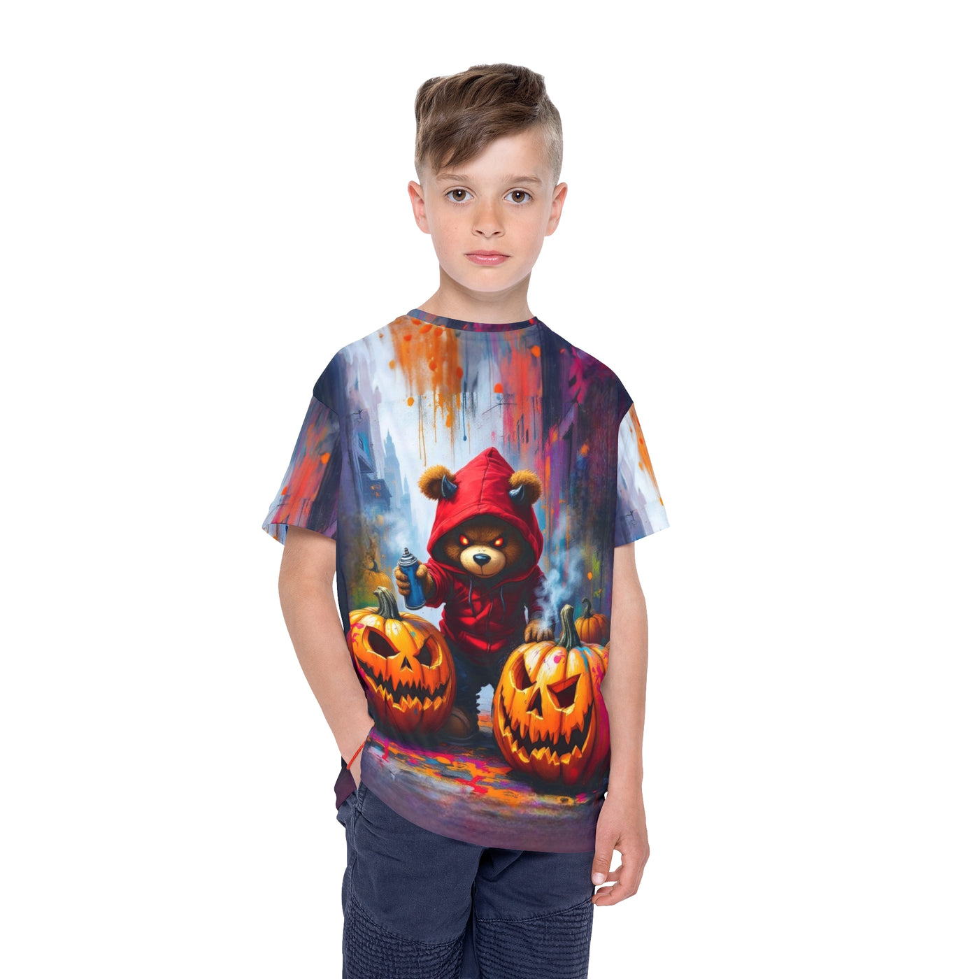 Graffiti Bears Halloween Adventures Unisex kids Tee