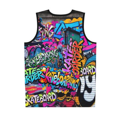 Skateboarding graffiti Unisex Tank Vest
