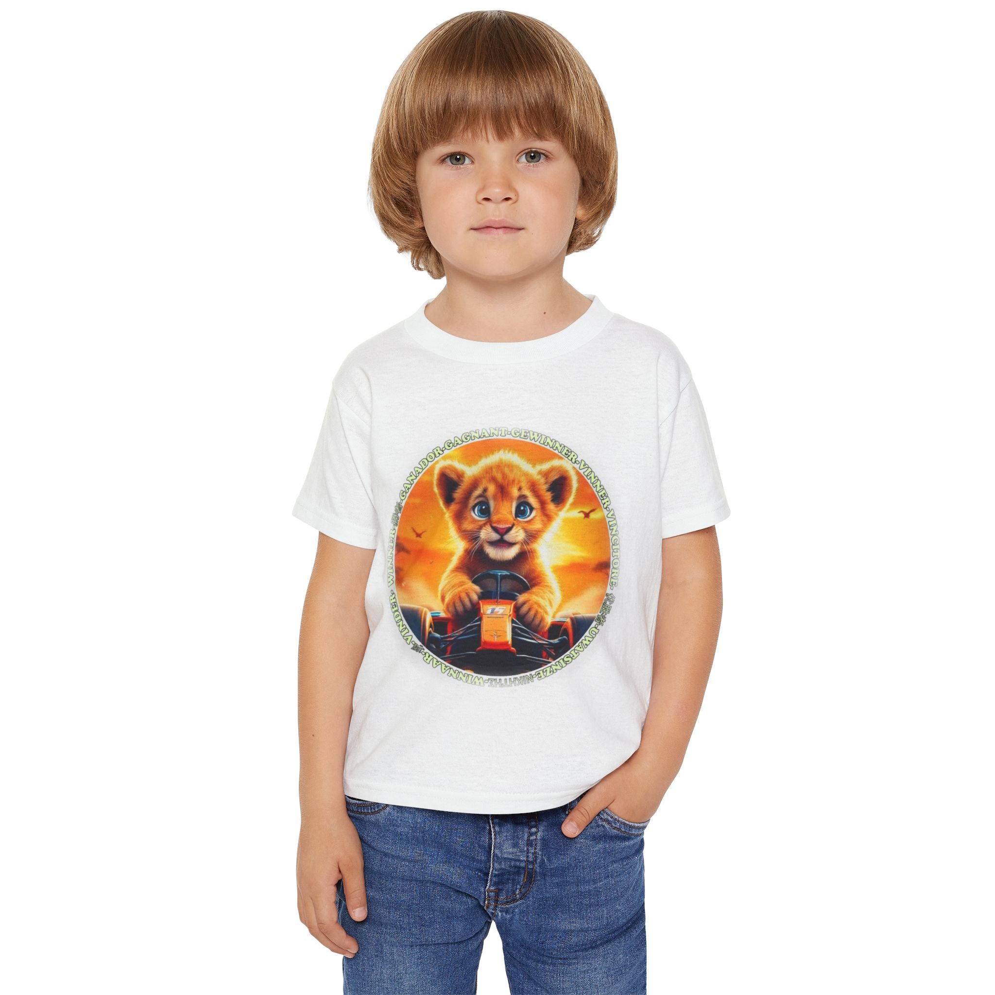 Toddler Lion Graphic T-Shirt - Cute Kids Apparel for Animal Lovers