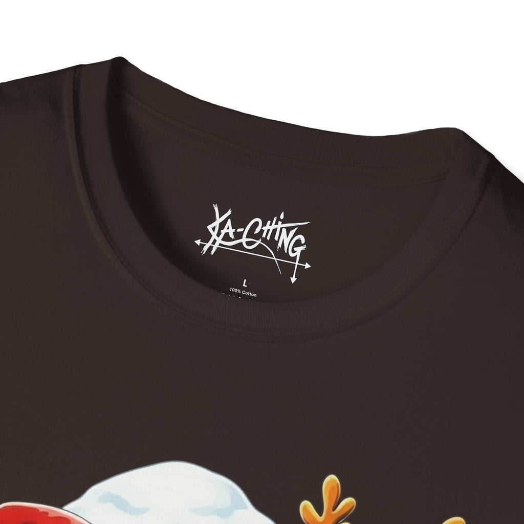 Christmas Penguins cracker Graphic Tee