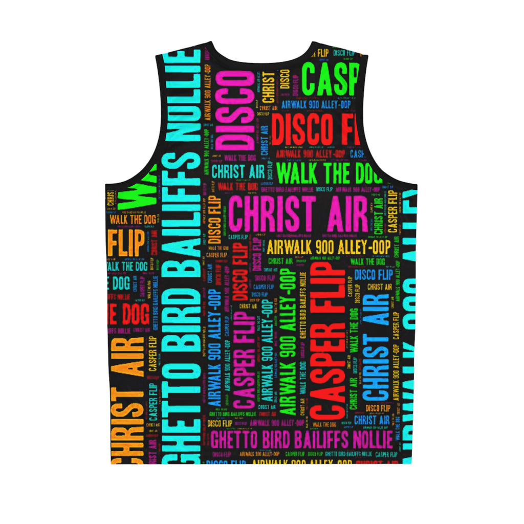 Graffiti words Skateboard Jersey, Urban Basketball Apparel, Streetwear Tank Top, Graffiti Graphic Tee, Men's Sportswear