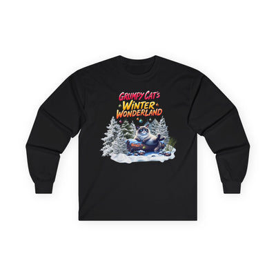 Grumpy Cat's Winter Wonderland Unisex Sleeve Tee. 1 '