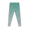 Playful Cat Print Stretchy Pilates/Yoga pants for a Comfortable & Fun exercise session.
