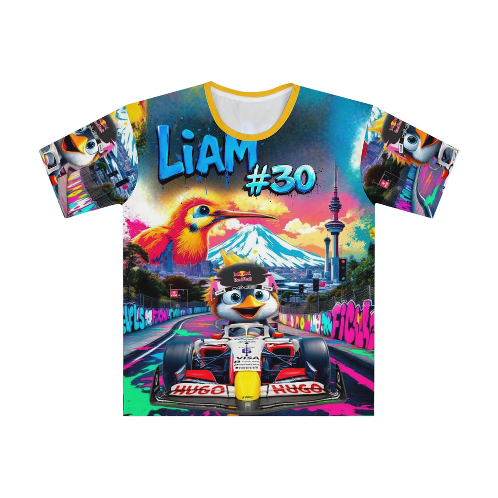 LL Loose T-Shirt - Colorful Racing Design - Perfect for Motorsport Fans