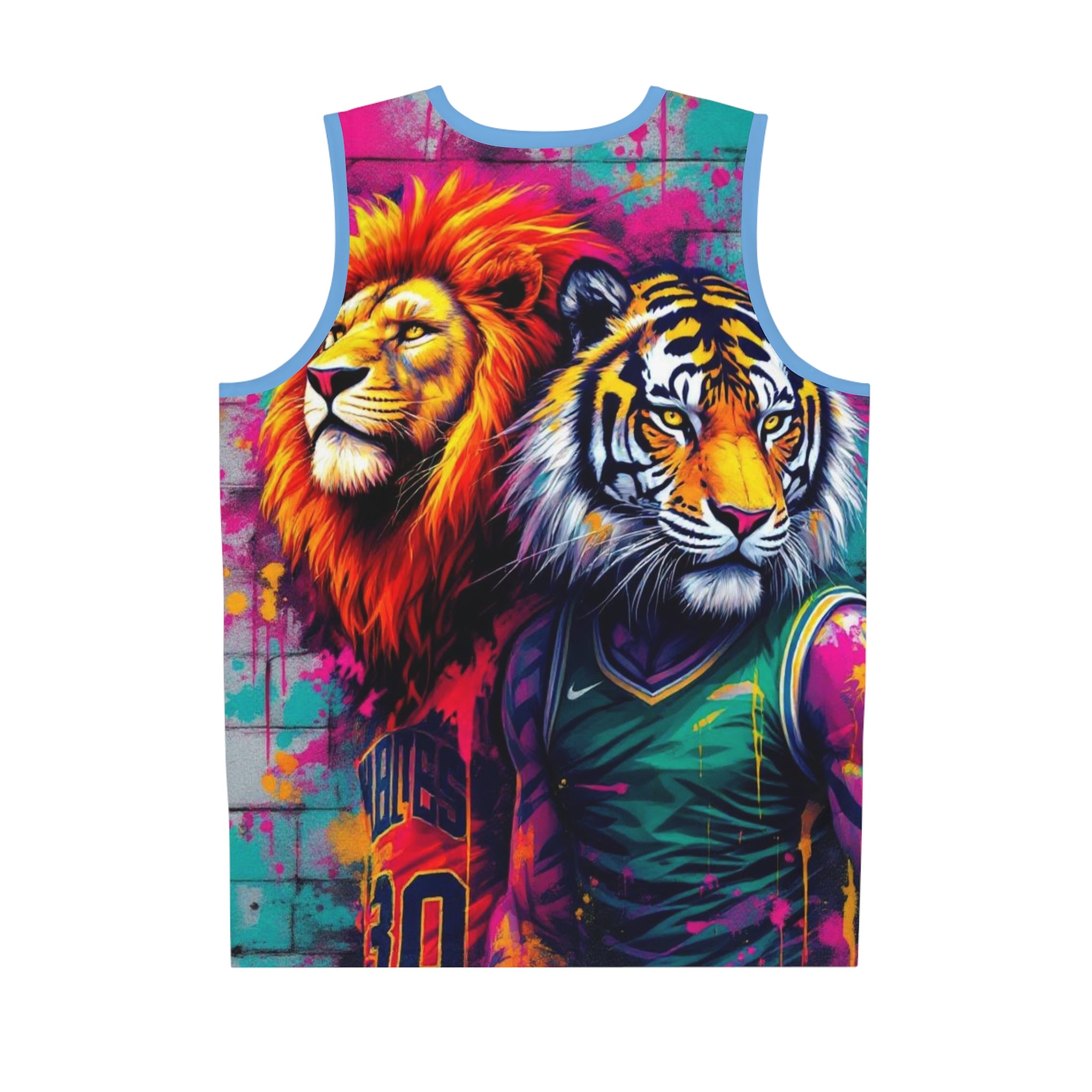 Ka-Ching Vibrant Basketball Tank Jersey 2, Cool Sports Apparel, Funky Athletic Wear, Unique Gift for Sports Lovers, Streetwear Style