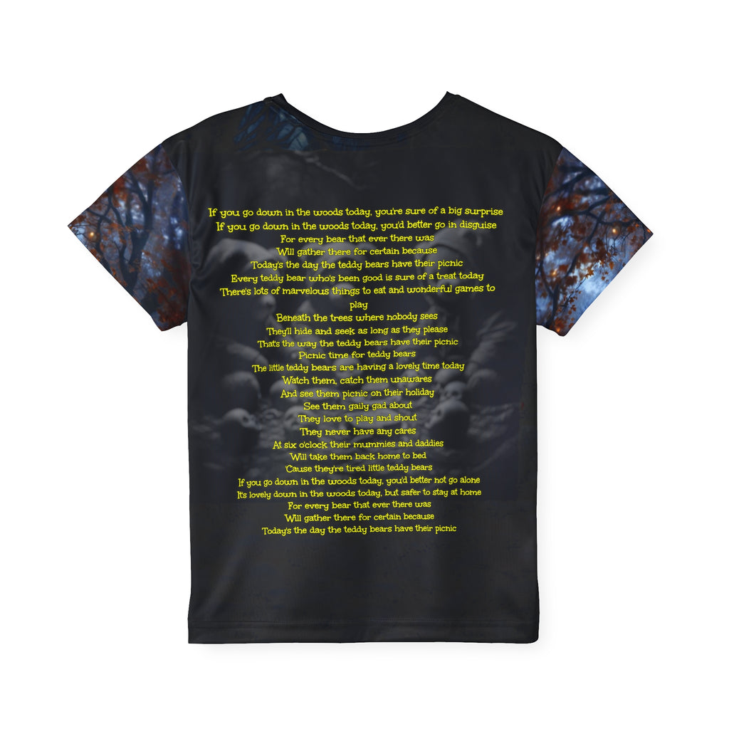 if you go down to the woods today unisex kids Tee