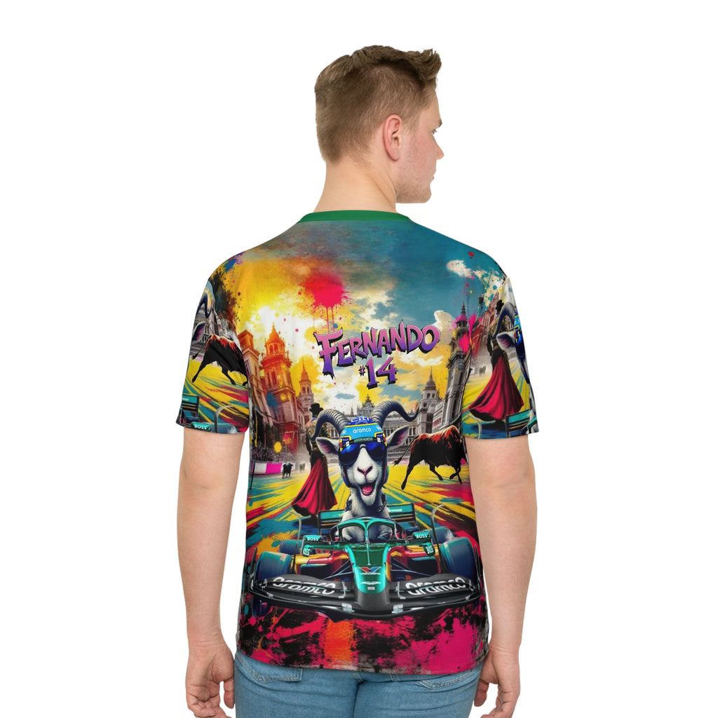 FA #14 T-Shirt - Colorful Racing Design - Perfect for Motorsport Fans