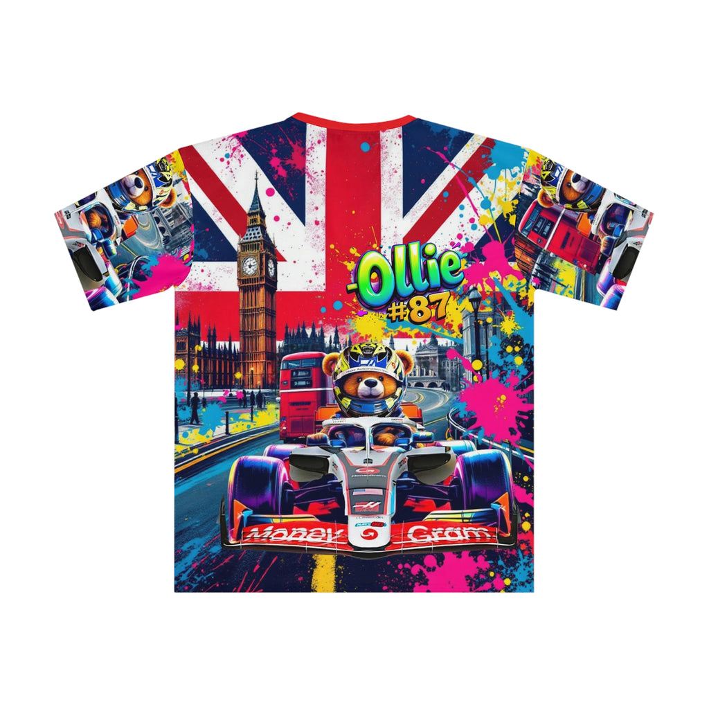 OB #87 T-Shirt - Colorful Racing Design - Perfect for Motorsport Fans