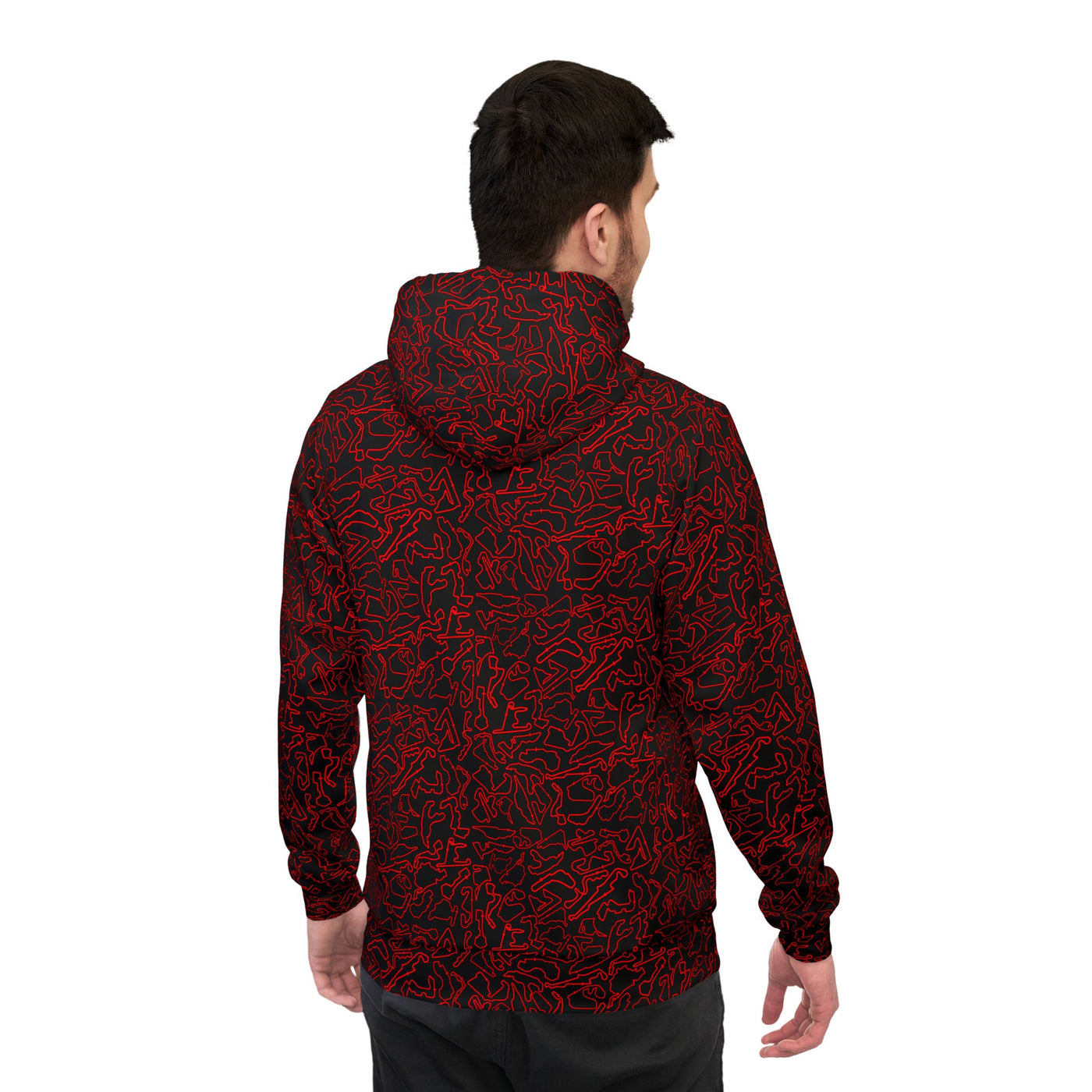 MV1 Track Red B Hoodie